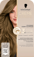 Haarfarbe 7-0 Natürliches Dunkelblond Schwarzkopf CREME SUPREME