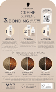Haarfarbe 7-7 Dunkles Kupferblond Schwarzkopf CREME SUPREME