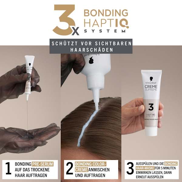 Haarfarbe 7-7 Dunkles Kupferblond Schwarzkopf CREME SUPREME