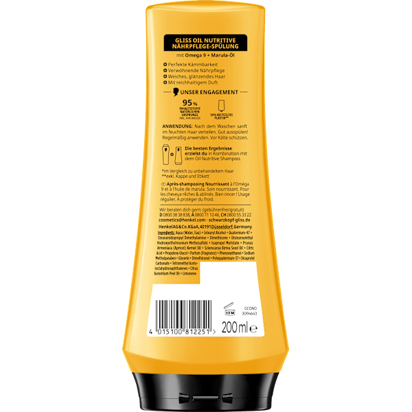 Conditioner Oil Nutritive Schwarzkopf GLISS
