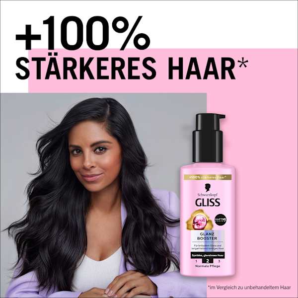 Haarkur Glanz Booster Liquid Silk Schwarzkopf GLISS