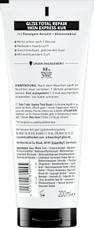 Haarkur Total Repair 1 Min Express-Kur  Schwarzkopf GLISS