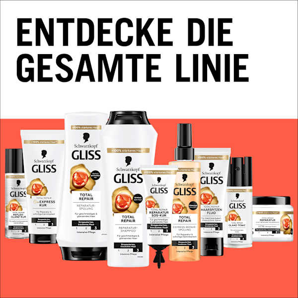 Haarkur Total Repair 1 Min Express-Kur  Schwarzkopf GLISS
