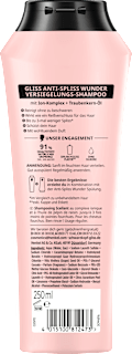 Shampoo Anti-Spliss Wunder Schwarzkopf GLISS