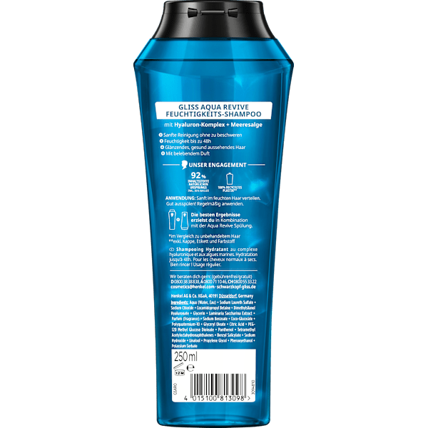 Shampoo Aqua Revive Schwarzkopf GLISS