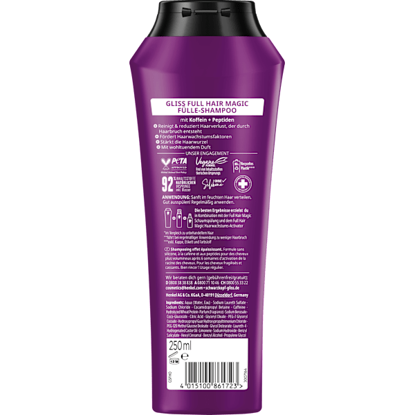 Shampoo Full Hair Magic Schwarzkopf GLISS