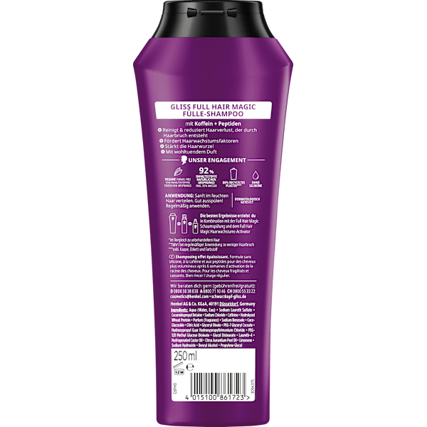 Shampoo Full Hair Magic Schwarzkopf GLISS