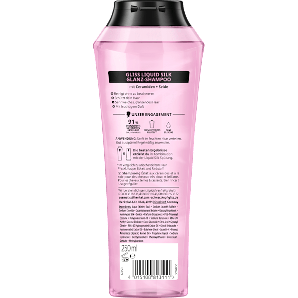 Shampoo Liquid Silk Schwarzkopf GLISS