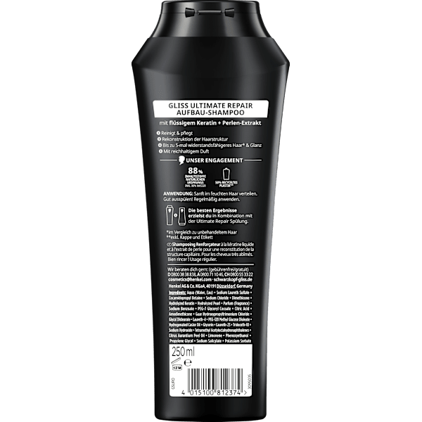 Shampoo Ultimate Repair Schwarzkopf GLISS