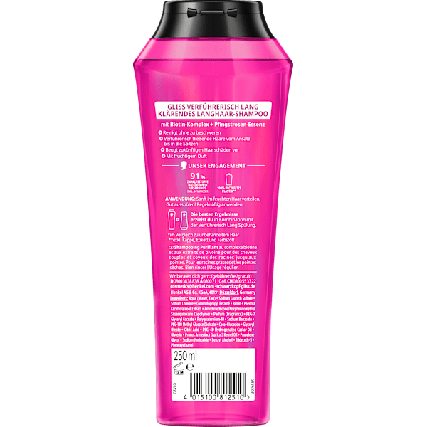 Shampoo Verführerisch Lang Schwarzkopf GLISS