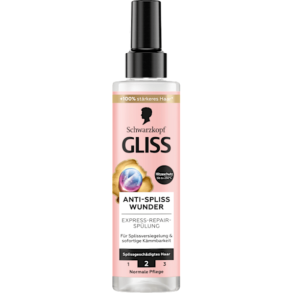 Sprüh-Conditioner Express-Repair Anti-Spliss Wunder Schwarzkopf GLISS