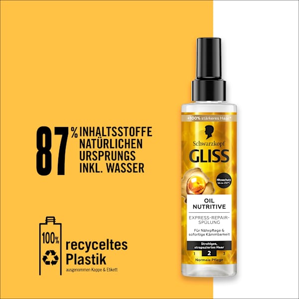 Sprüh-Conditioner Express-Repair Oil Nutritive Schwarzkopf GLISS