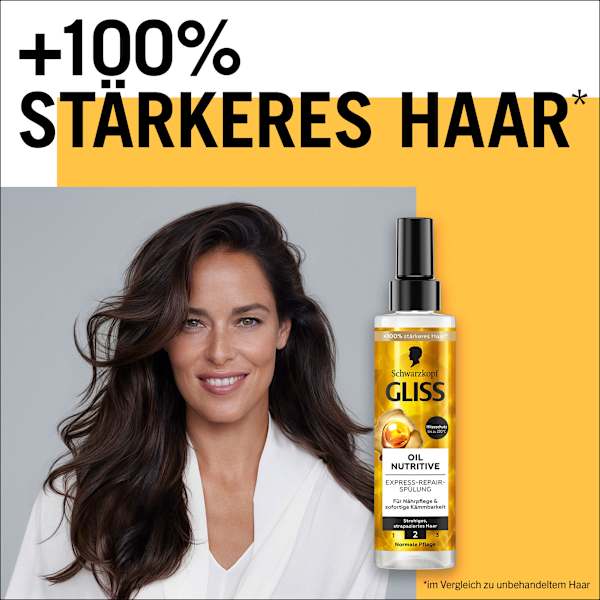 Sprüh-Conditioner Express-Repair Oil Nutritive Schwarzkopf GLISS
