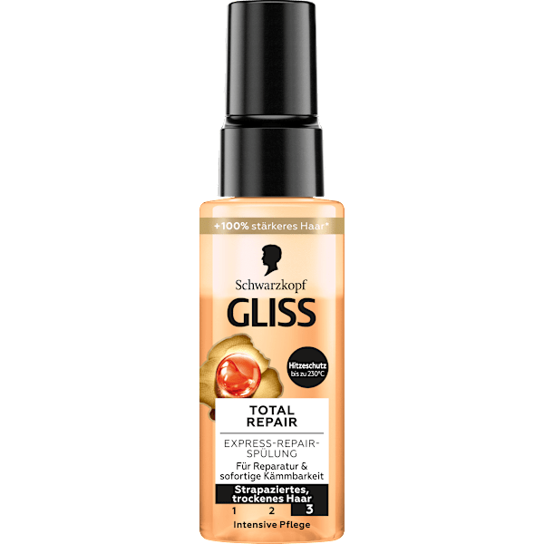 Sprüh-Conditioner Express-Repair Total Repair, Reisegröße Schwarzkopf GLISS