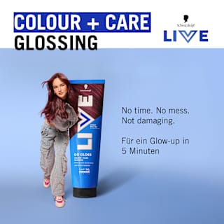 Farb-Glanzbehandlung Glossing Go Gloss, Strawberry Soda Schwarzkopf LIVE