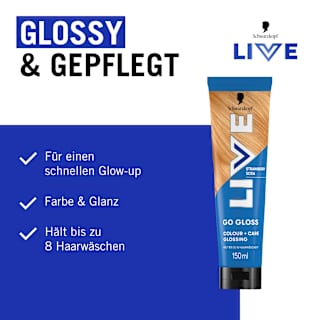 Farb-Glanzbehandlung Glossing Go Gloss, Strawberry Soda Schwarzkopf LIVE