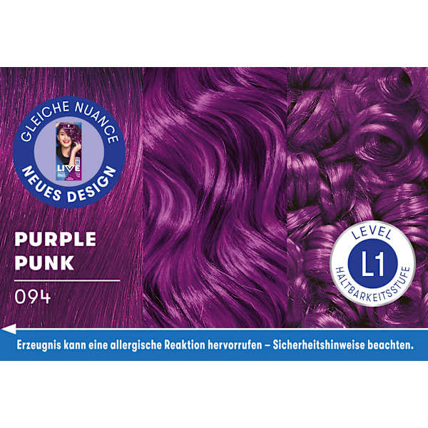 Intensivtönung 094 Purple Punk Schwarzkopf LIVE