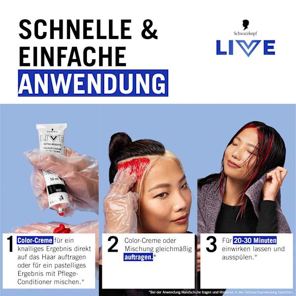 Intensivtönung 095 Electric Blue Schwarzkopf LIVE