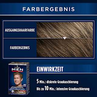 Intensivtönung Anti-Grau-Gel 40 Dunkelblond Schwarzkopf Men Perfect