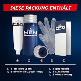 Intensivtönung Anti-Grau-Gel 40 Dunkelblond Schwarzkopf Men Perfect