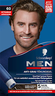 Intensivtönung Anti-Grau-Gel 60 Mittelbraun Schwarzkopf Men Perfect