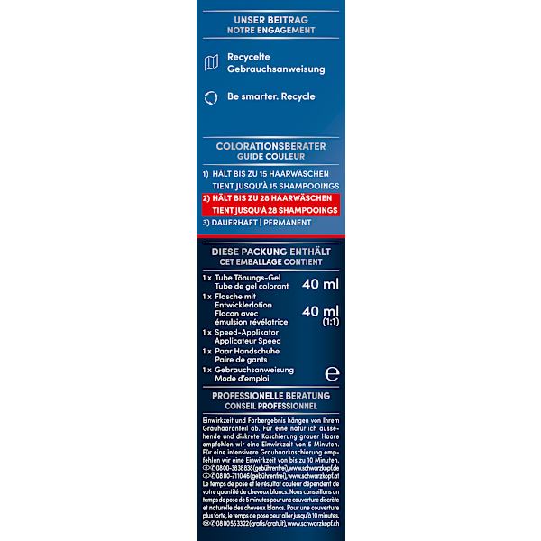 Intensivtönung Anti-Grau-Gel 60 Mittelbraun Schwarzkopf Men Perfect