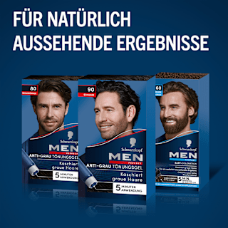 Intensivtönung Anti-Grau-Gel 90 Schwarz Schwarzkopf Men Perfect