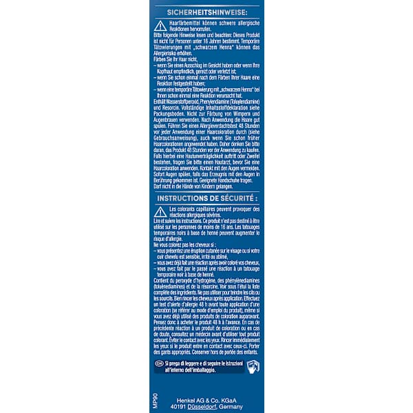 Intensivtönung Anti-Grau-Gel 90 Schwarz Schwarzkopf Men Perfect