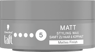 Haargel MATT WAX Halt 5 Schwarzkopf taft