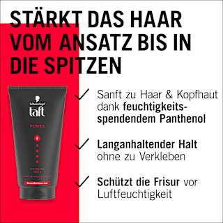 Haargel POWER Halt 5 Schwarzkopf taft
