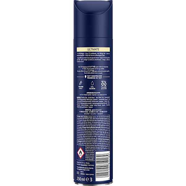 Haarlack ULTIMATE Halt 5+ Schwarzkopf taft