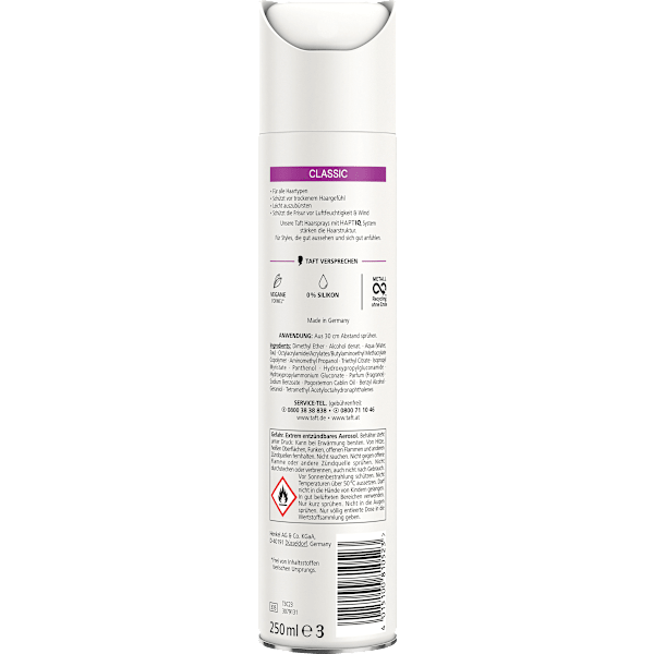 Haarspray CLASSIC Halt 3 Schwarzkopf taft