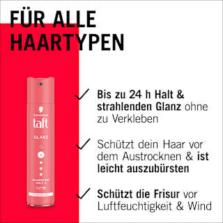 Haarspray GLANZ Halt 4 Schwarzkopf taft