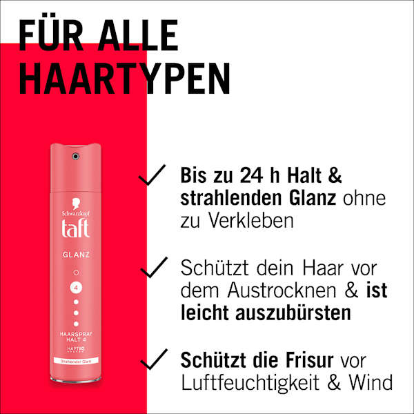 Haarspray GLANZ Halt 4 Schwarzkopf taft