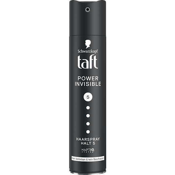 Haarspray POWER INVISIBLE Halt 5 Schwarzkopf taft