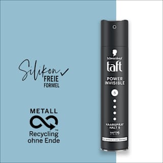 Haarspray POWER INVISIBLE Halt 5 Schwarzkopf taft