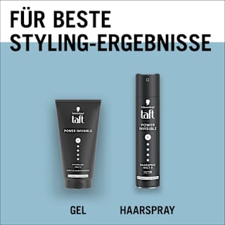 Haarspray POWER INVISIBLE Halt 5 Schwarzkopf taft