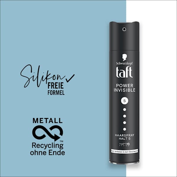 Haarspray POWER INVISIBLE Halt 5 Schwarzkopf taft