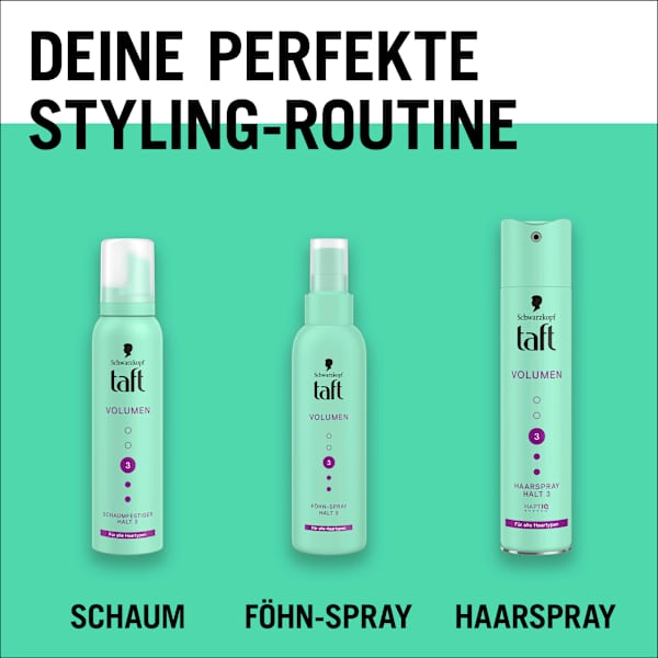 Haarspray VOLUMEN Halt 3, Reisegröße Schwarzkopf taft