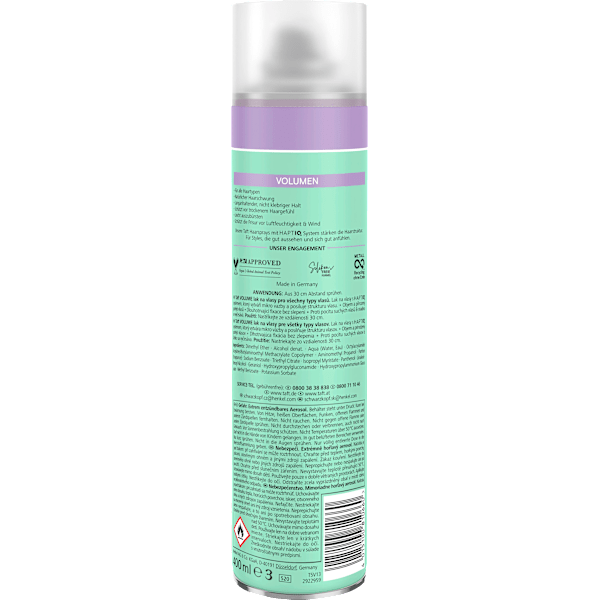 Haarspray VOLUMEN Halt 3 XXL  Schwarzkopf taft