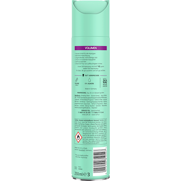 Haarspray VOLUMEN Halt 3 Schwarzkopf taft