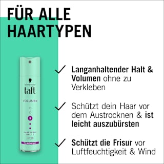 Haarspray VOLUMEN Halt 3 Schwarzkopf taft