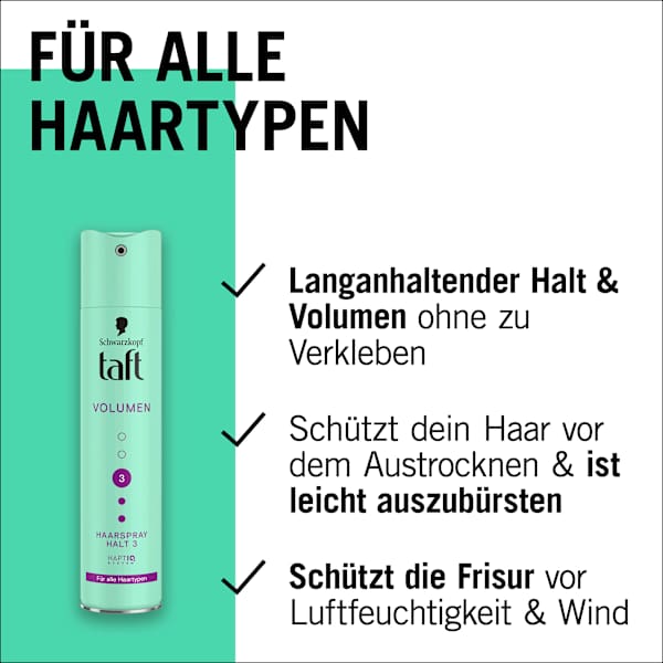 Haarspray VOLUMEN Halt 3 Schwarzkopf taft