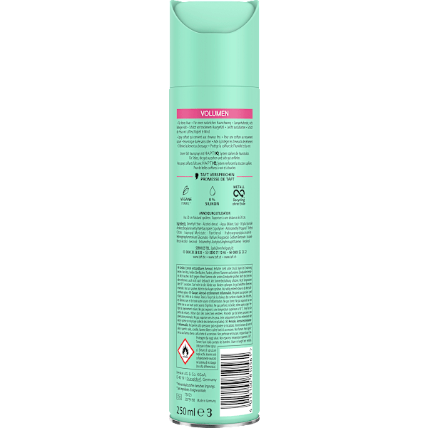 Haarspray VOLUMEN Halt 4 Schwarzkopf taft
