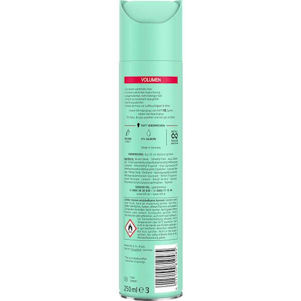 Haarspray VOLUMEN Halt 5 Schwarzkopf taft