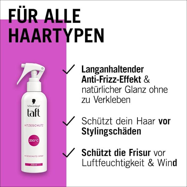 Hitzeschutzspray Schwarzkopf taft