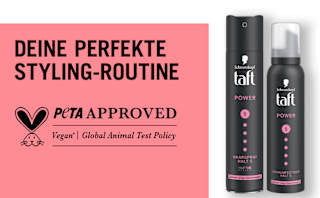 Schaumfestiger Power, Cashmere-artige Geschmeidigkeit Schwarzkopf taft