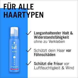 Schaumfestiger Ultra, gestärktes Haar Schwarzkopf taft