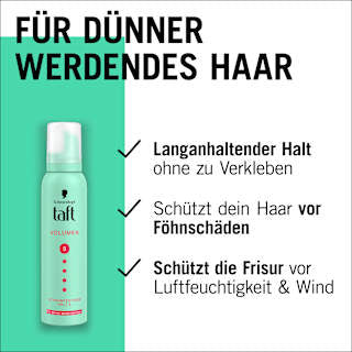 Schaumfestiger Volumen, für dünner werdendes Haar Schwarzkopf taft