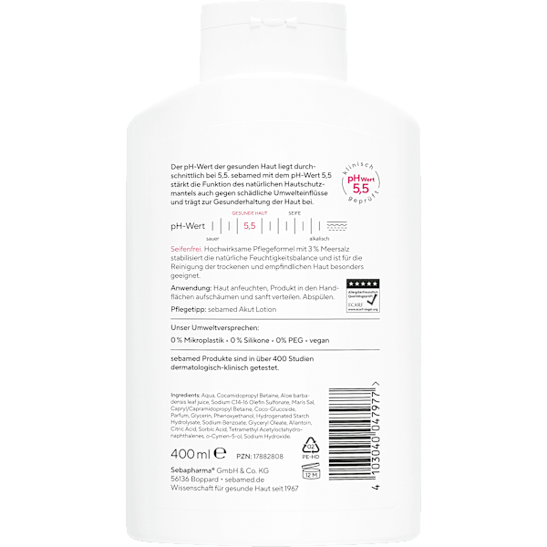Duschgel Meersalz sebamed
